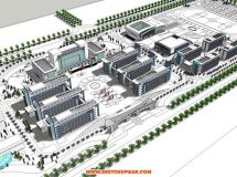 以前做的一個校園規(guī)劃+建筑設計 歡迎大家提意見！-8