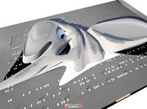 純手工Sketchup模仿 zaha--jesolo ，紀(jì)念扎嬸~-5