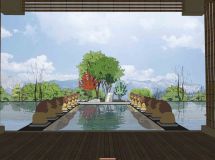 【原創(chuàng)設(shè)計(jì)】簡單的小建筑設(shè)計(jì)加建筑小景觀-5