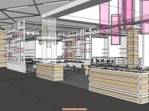 Food court design_Interior design-5