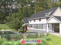 sketchup + Thea Render 作品-1