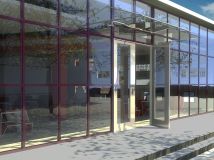 sketchup裸奔，一套快餐廳設(shè)計，室內(nèi)加室外設(shè)計-14