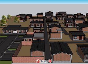 SU住宅模型渲染照片-2