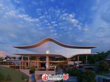 分享一個最近新做的現(xiàn)代風格示范區(qū)模型-11