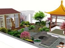第一次發(fā)圖，一個(gè)屋頂花園的方案-1