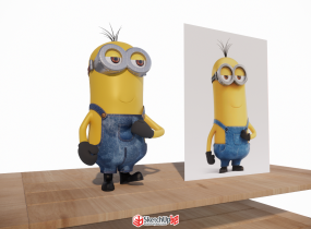 Minions小黃人建模-9