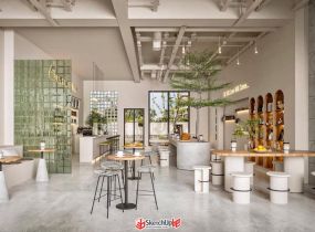 ins風咖啡店室內全套裝修-9