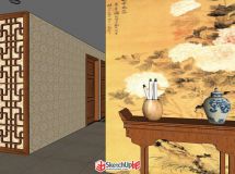 剛做的一套中式模型-11