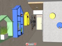 兒童培訓(xùn)班室內(nèi)設(shè)計-9