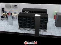 sketchup表現(xiàn)的商業(yè)數(shù)據(jù)中心建模和效果圖系列03-4