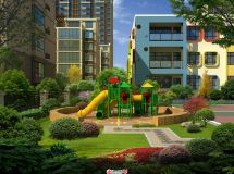 008幼兒園時(shí)鐘廣場(chǎng)效果圖-1