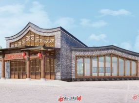 新農(nóng)村建設(shè)游客中心-1