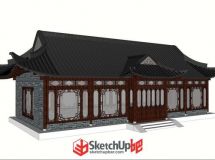 歇山頂組合建筑-2