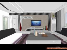 最近兩個 SketchUp 室內設計方案-26