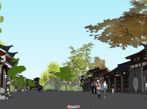 2015年9月份做的一個古鎮(zhèn)方案，第一次發(fā)帖，歡迎大家多多...-13