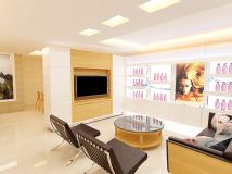 最近設(shè)計的住家兼美容展示櫃-3