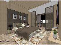 SketchUp室內(nèi)效果表現(xiàn)4—臥室-4