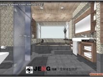 主臥室浴廁_板巖地板-杉木天花-琉璃石牆壁-9