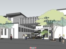 新中式建筑設(shè)計（整體居住區(qū)）-6
