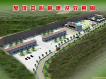 我做的一個(gè)西北山區(qū)小中心村效果圖，請(qǐng)拍磚-1