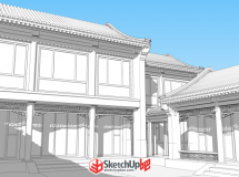 北方某仿古四合院意向圖-6