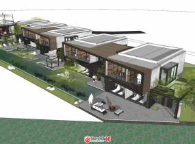 一個現(xiàn)代風(fēng)度假酒店民宿-21