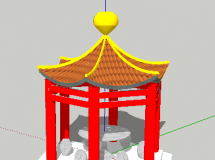 小白學(xué)畫亭子，請各位給建議-1