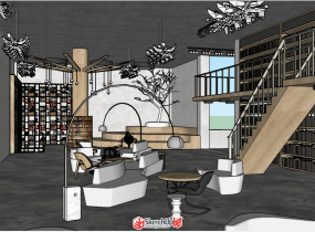 現(xiàn)代藝術(shù)展覽館室內(nèi)設(shè)計-10