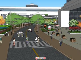 街道景觀建模-3