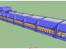根據(jù)工程圖畫的電廠輸煤設(shè)備-3