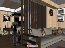 （原創(chuàng)）簡(jiǎn)約風(fēng)格室內(nèi)渲染-3