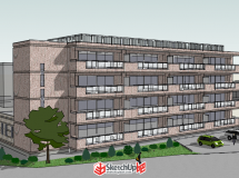 四層辦公樓模型-1