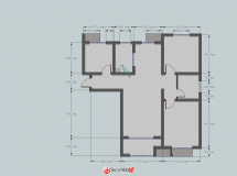 鄭州陽光城J戶型圖紙重建-9