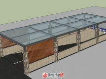 自己建的一個(gè)地下車庫(kù)出入口-1