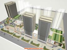 大型集中商業(yè)帶商住樓完整SU出圖-25
