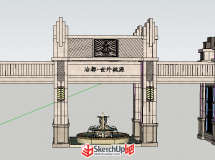 art   deco  小區(qū)大門-1
