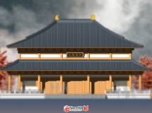 【大雄寶殿—重檐廡殿 天王殿—重檐歇山】-4