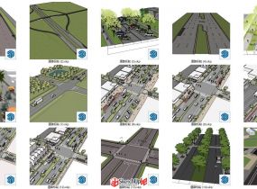【合集】道路標段、十字路口、立交橋、過街天橋-2