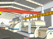 電廠汽輪機組發(fā)電機組-6