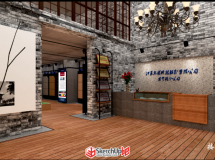 民國風(fēng)展廳接待區(qū)設(shè)計-2