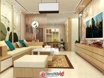 新中式住宅詳細(xì)室內(nèi)裝飾設(shè)計(jì)jpg效果圖-3