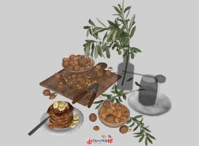 一套精細(xì)裝飾擺件SketchUp模型分享-7