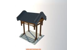 古建垂花門-13