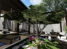 自己原創(chuàng)北京某某別墅設計景觀+室內(nèi)，新人求吧友多支持-8