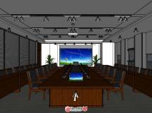一個(gè)不錯(cuò)的會(huì)議室效果圖-2