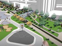 一個(gè)鐵路公園su建模 lumion6.0出圖原創(chuàng) 求紅寶石-9