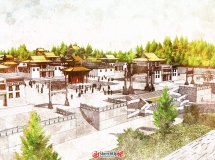 蒙藏風(fēng)格建筑群落-7