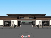 中式大門-3