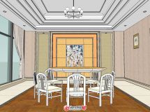 一個酒店包廂設(shè)計-3