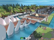 看我玩轉(zhuǎn)SketchUp(一)---北京佛教中心-26